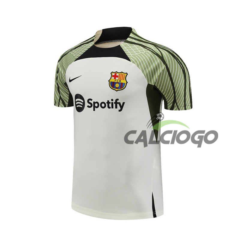 Maglia FC Barcellona Bianco Jersey 2023-2024