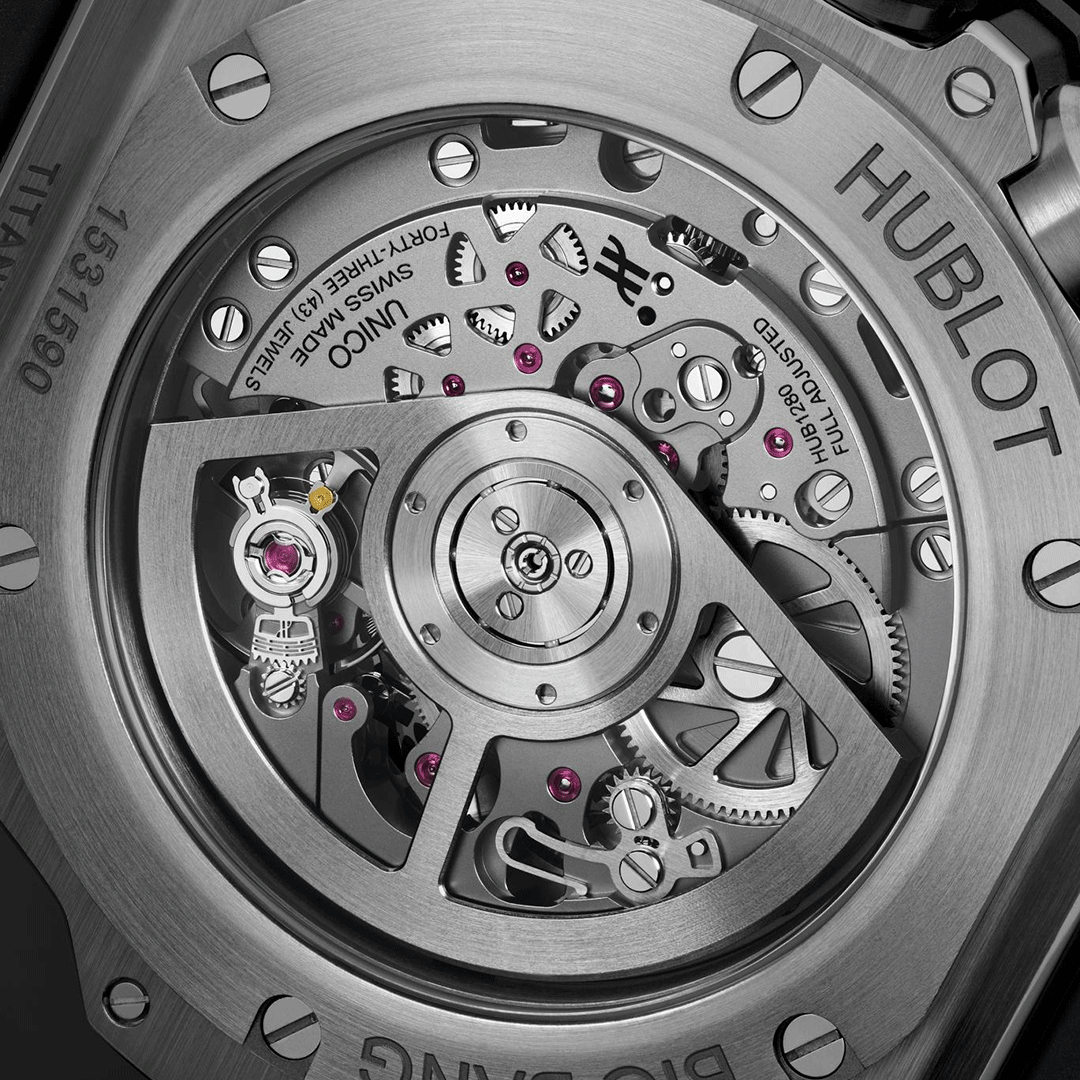 Hublot Big Bang Unico Titanium 421.NX.1170.RX Shop HUBLOT at Watches of Switzerland Perth, Sydney and Melbourne Airport.