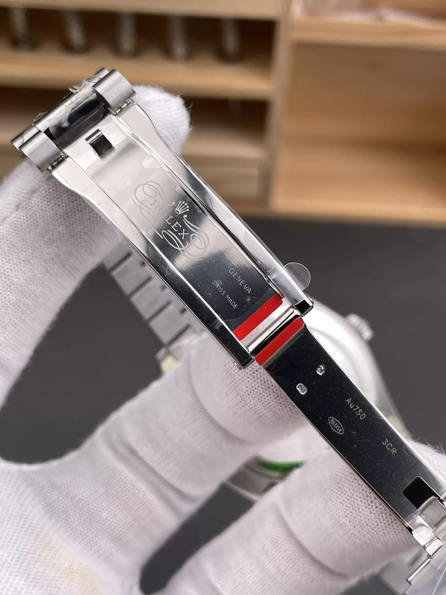GYL Rolex Day-Date 40mm White Gold Olive Green Sunburst Roman Dial Fluted Bezel President Bracelet (228239) 11 Super Clone – DD3255 Movement-GYL-GaiYalun