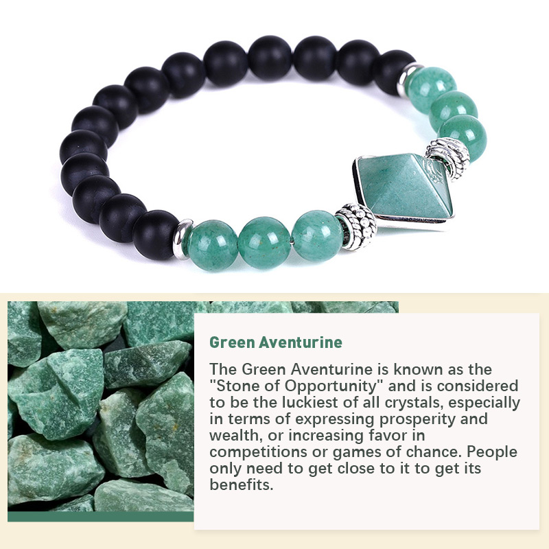 Crystal Blessing Bracelet| Green Aventurine