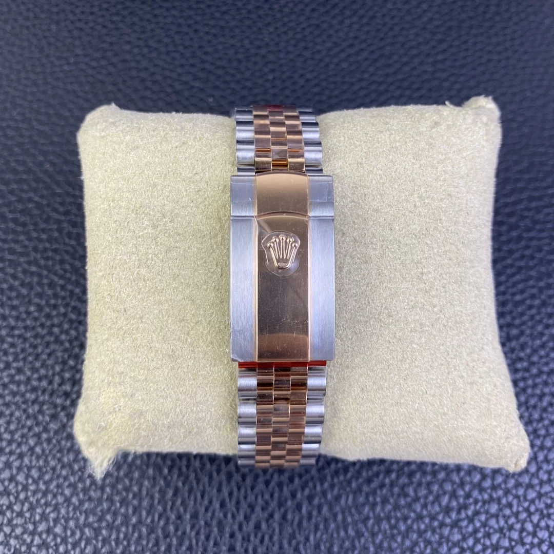 GYL Rolex Datejust 36mm Two-Tone Rose Gold Silver Fluted Motif Diamond Dial Jubilee Bracelet (126231) 11 Super Clone – DD3235 Movement-GYL-GaiYalun
