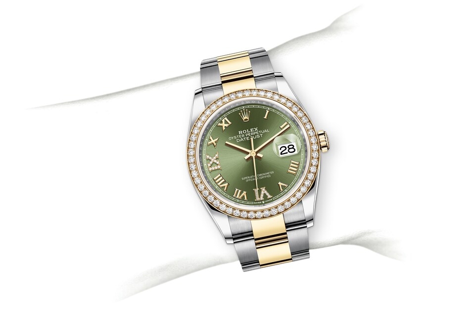 Rolex Datejust in Oystersteel and gold, m126283rbr-0012 | Europe Watch Company