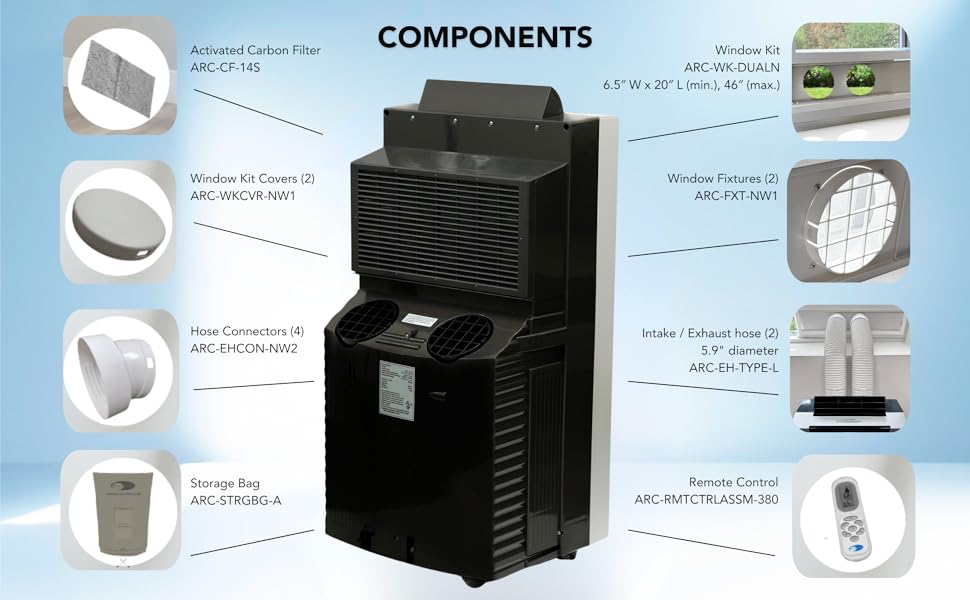 ARC-14S and ARC-14SH Portable Air Conditioner Accessory