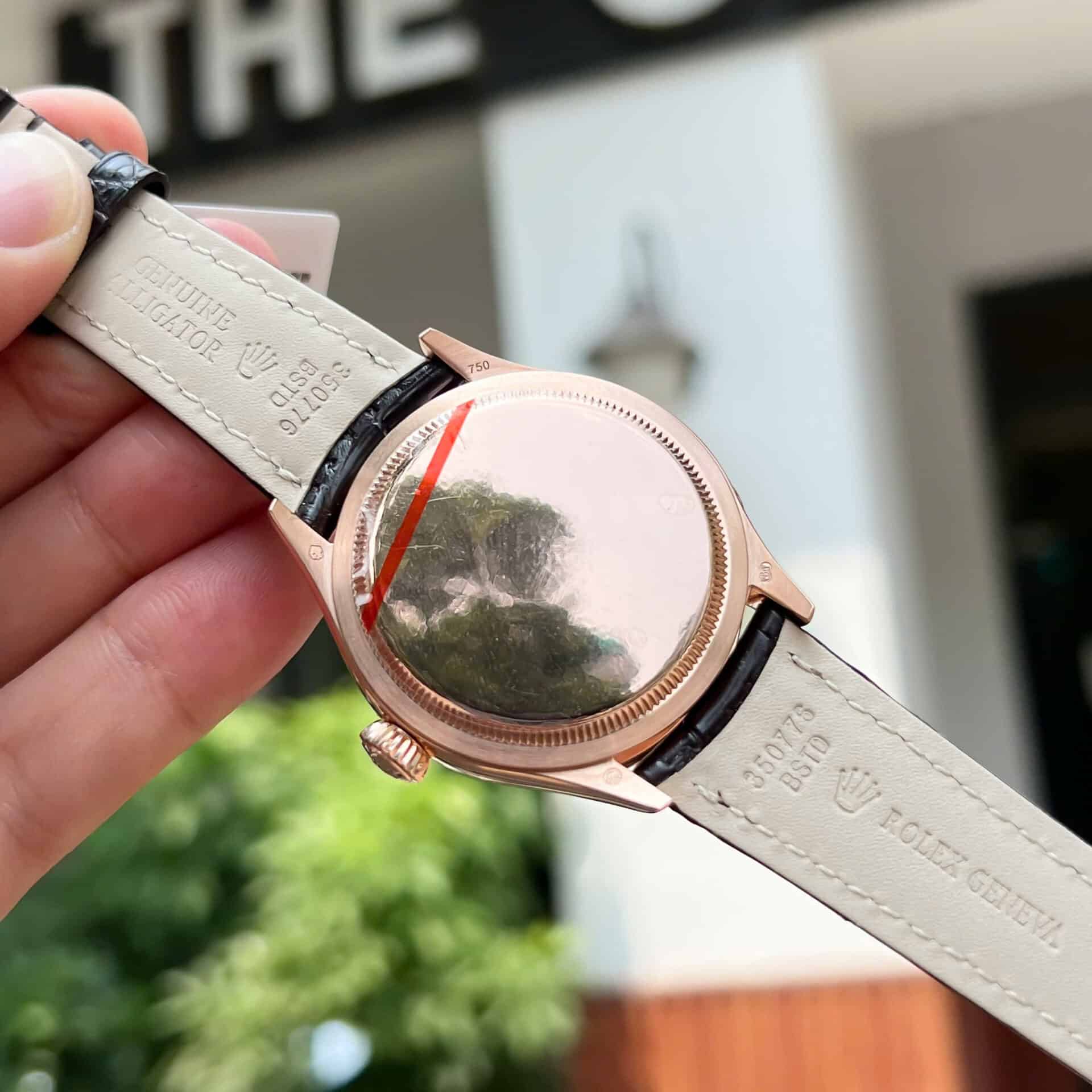 GYL Rolex Cellini Moonphase 50535 18K Rose Gold Wrapped Leather Best Replica 39mm-GYL-GaiYalun
