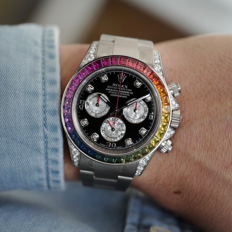 Rolex Daytona 116599RBOW 18k WG – The Keystone Watches