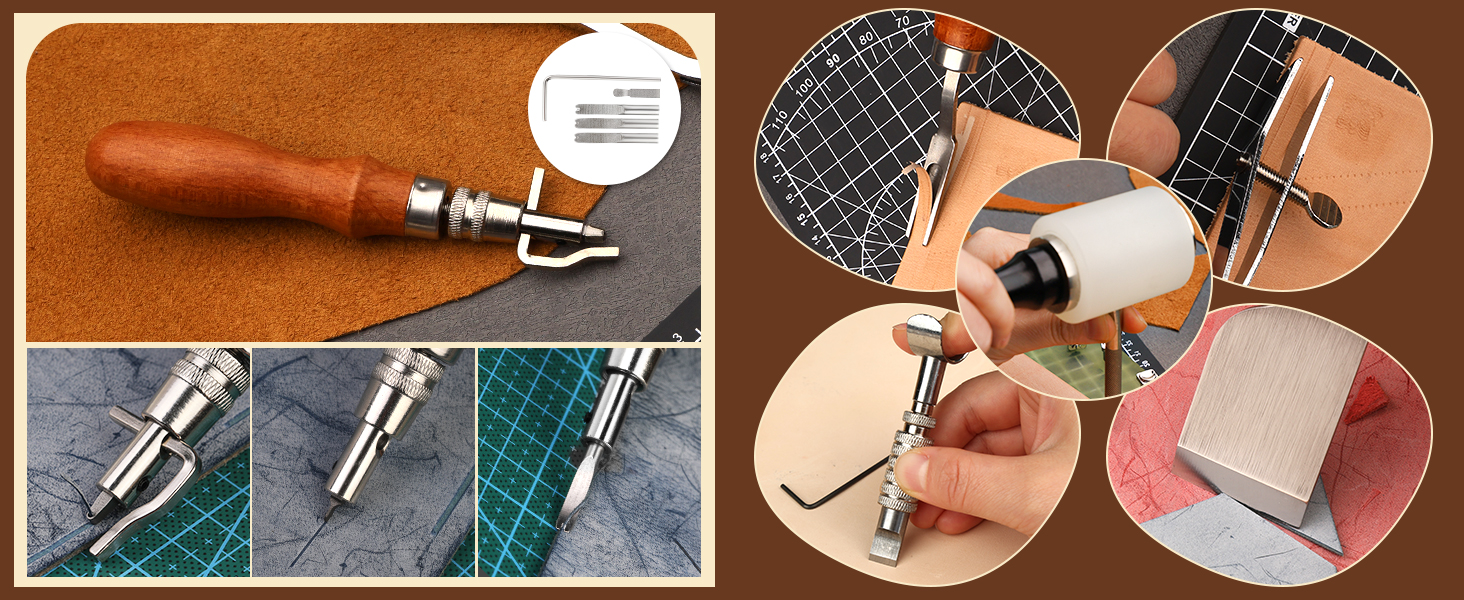 TLKKUE Leather Tooling Kit