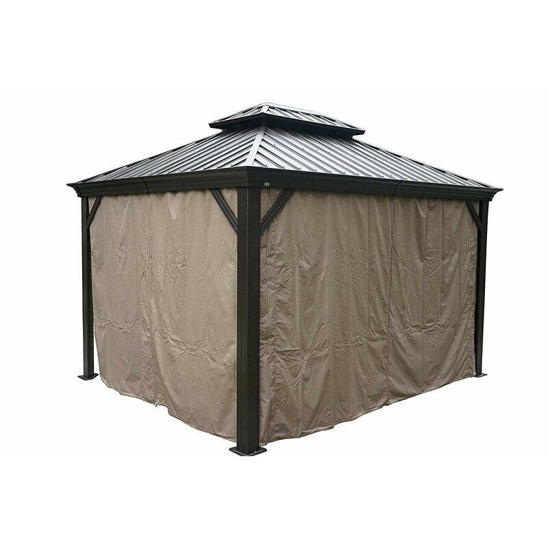 Dahlin Hardtop 12 Ft. W X 10 Ft. D Aluminum Patio Gazebo