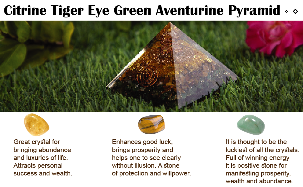 tiger eye pyramid