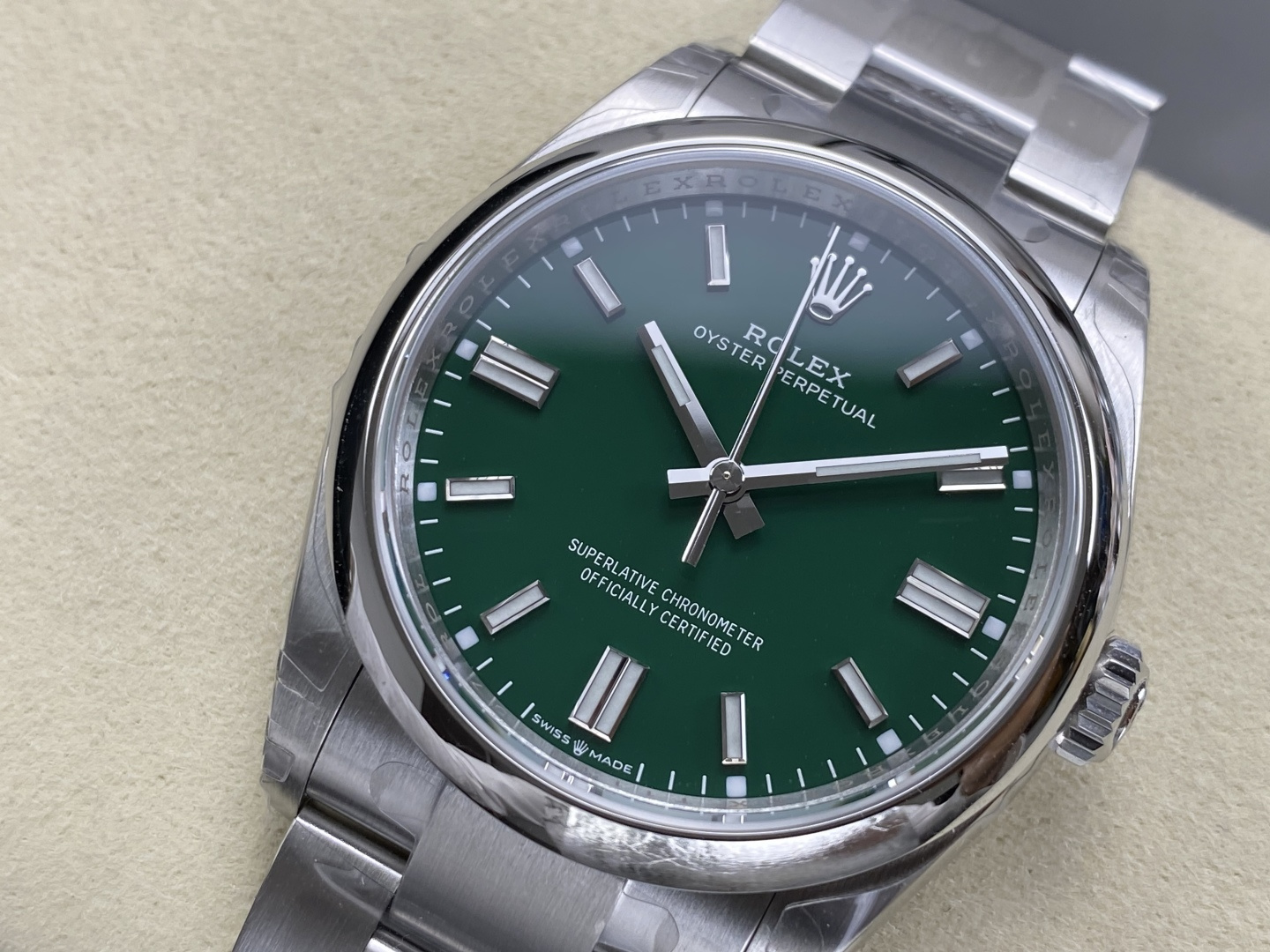 GYL Rolex Oyster Perpetual 41 124300-0005 Green Dial Best Replica VS Factory-GYL-GaiYalun