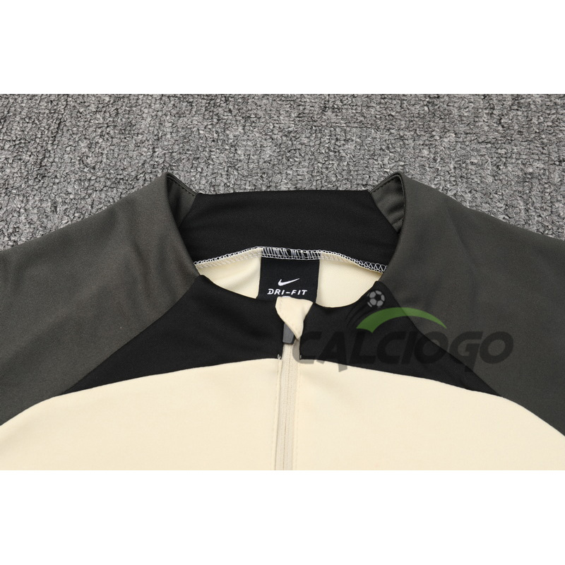 Tuta FC Barcellona Felpa Zips Top Pantaloni 2023-2024