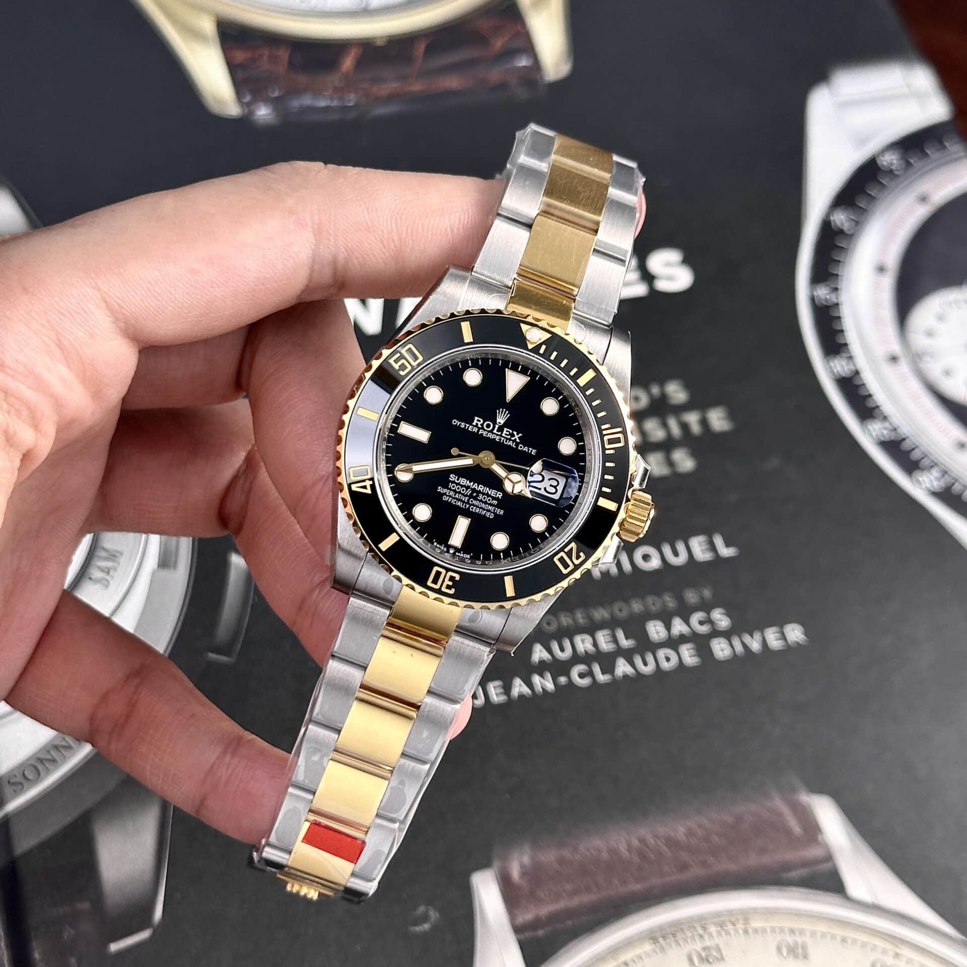 GYL Rolex Submariner Date 126613LN Two Tone Yellow Gold Black Dial 175g 1:1 Super Clone ARF 41mm-GYL-GaiYalun