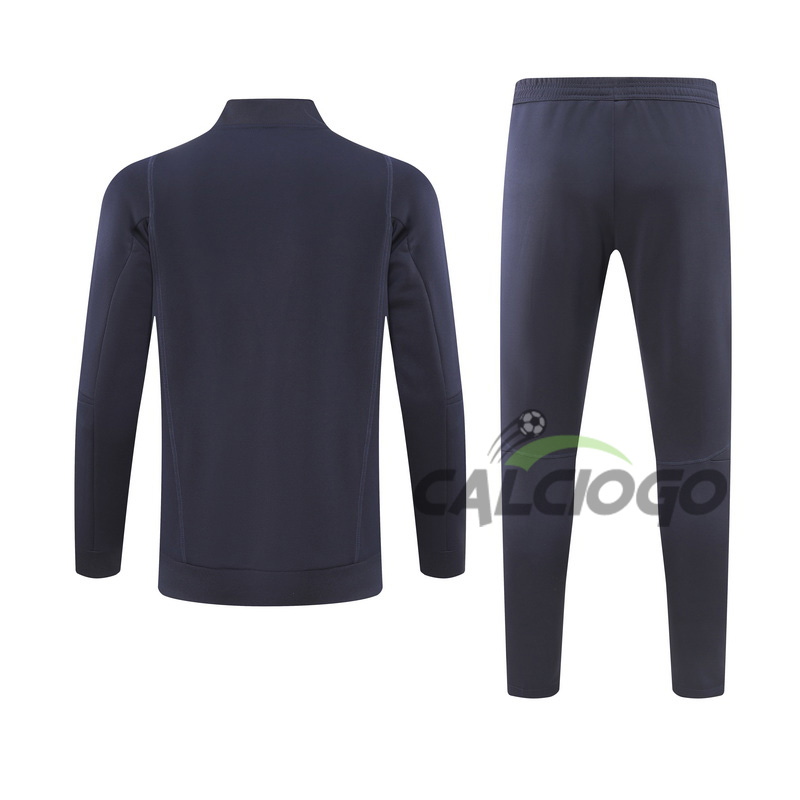 Tuta Real Madrid Felpa Zips Blu Top 2023-2024