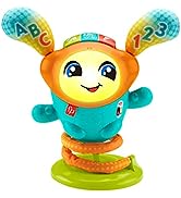 Fisher-Price DJ Bouncin Beats, interactive musical learning toy with lights and bouncing action f...