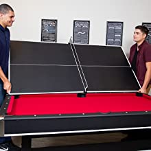 Billiard and Table Tennis Table in One!