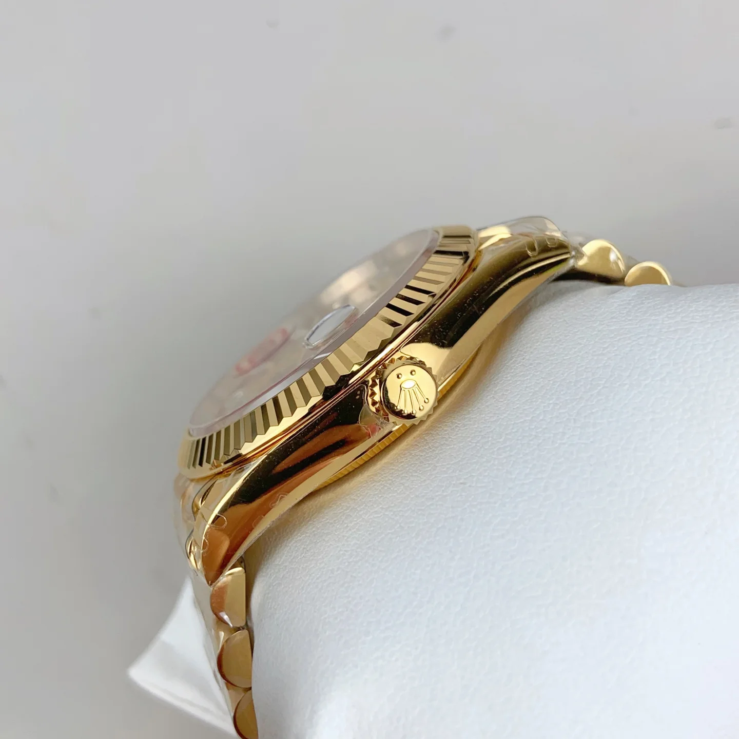 GYL Rolex Day-Date 40 Yellow Gold Champagne Baguette Diamond Dial (228238) V2 11 Super Clone – DD3255 Movement-GYL-GaiYalun