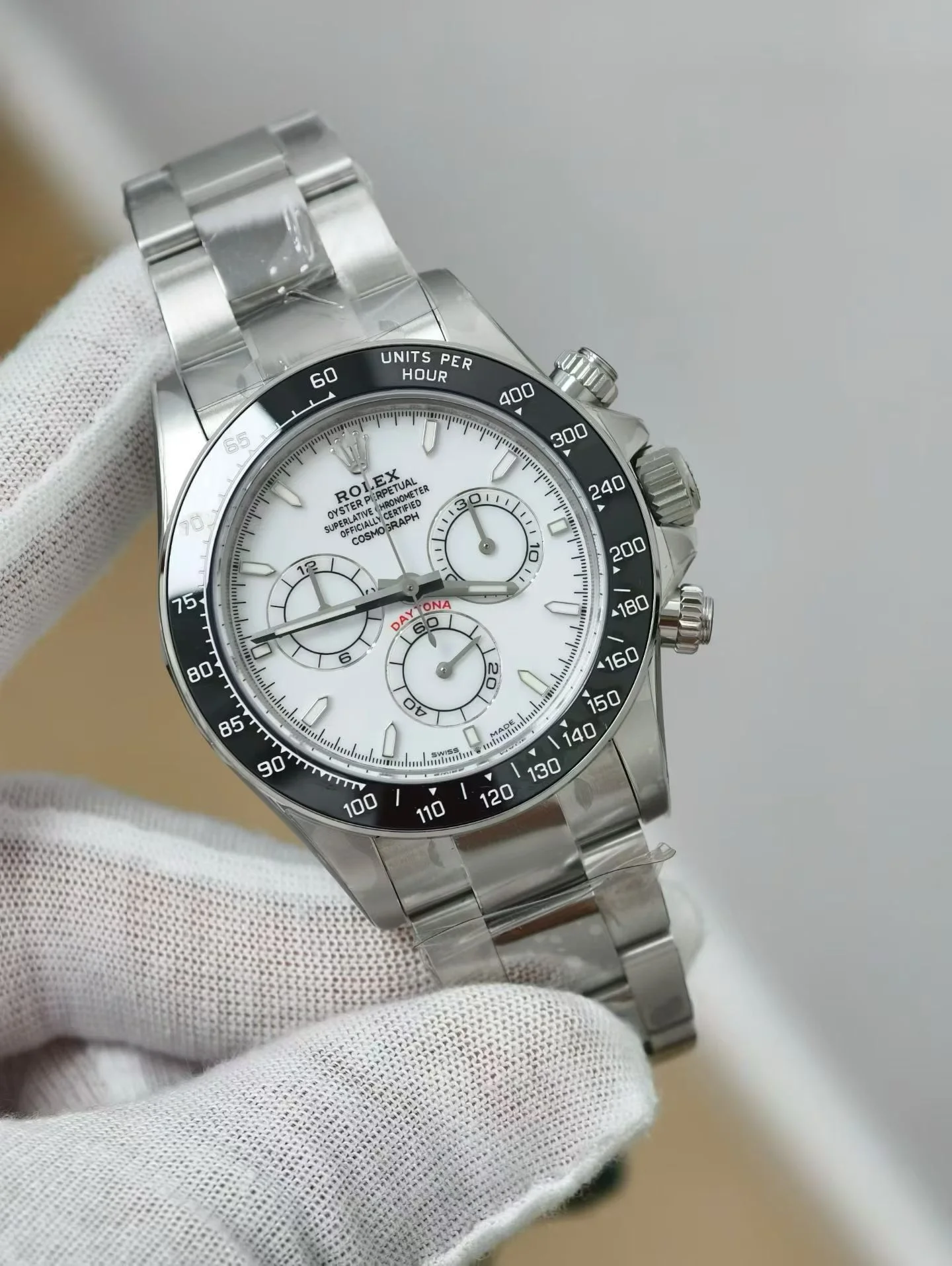 GYL Rolex Cosmograph Daytona 40mm “Panda” White Dial Exhibition Caseback (126502LN) 11 Super Clone – DD4131 Movement-GYL-GaiYalun