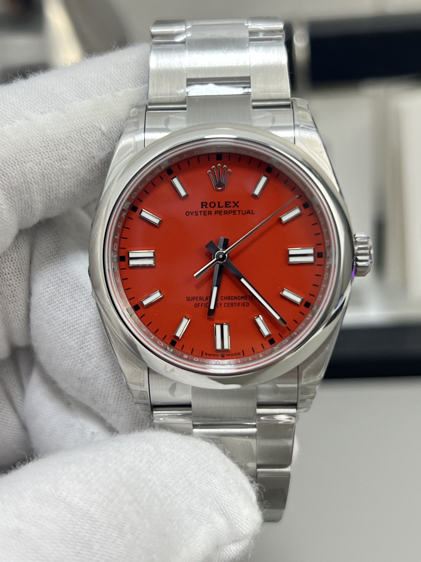 GYL Rolex Oyster Perpetual 126000 Coral Red Dial 1:1 Best Copy VSF 36mm-GYL-GaiYalun