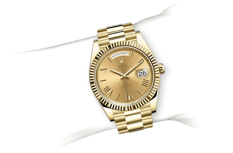 Rolex Day-Date in 18 ct yellow gold M228238-0006 at J. Licht & Sons Rolex Boutique