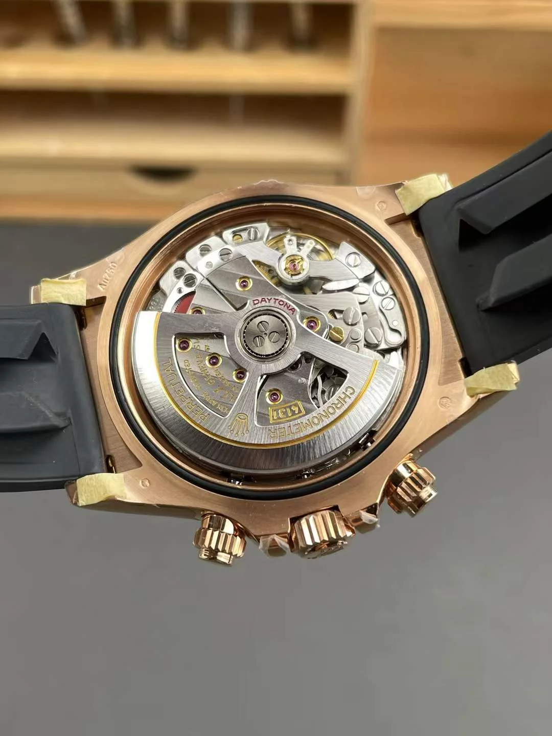 GYL Rolex Cosmograph Daytona 40mm Sundust Dial Everose Gold Rubber Strap (126515LN) 11 Super Clone – DD4131 Movement-GYL-GaiYalun