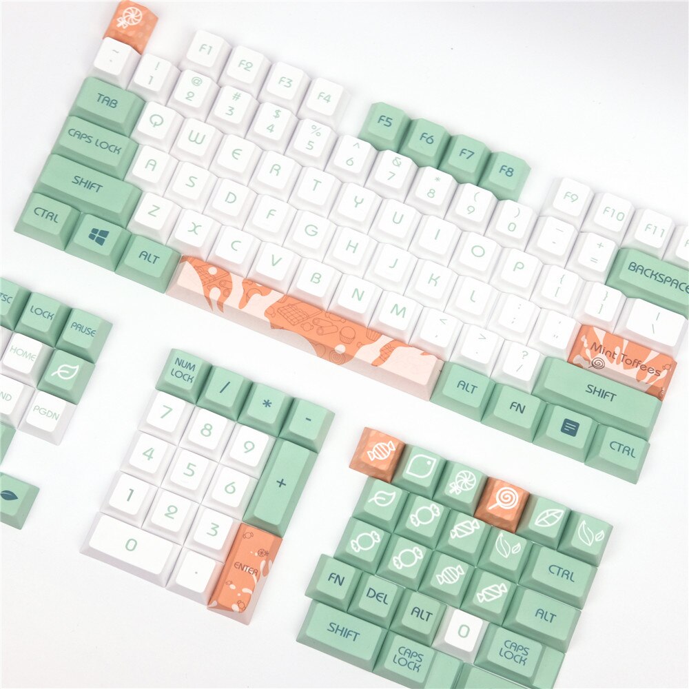 Original Mint Toffee Keycaps