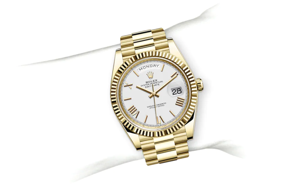 Rolex Day-Date in 18 ct yellow gold M228238-0042 at J. Licht & Sons Rolex Boutique