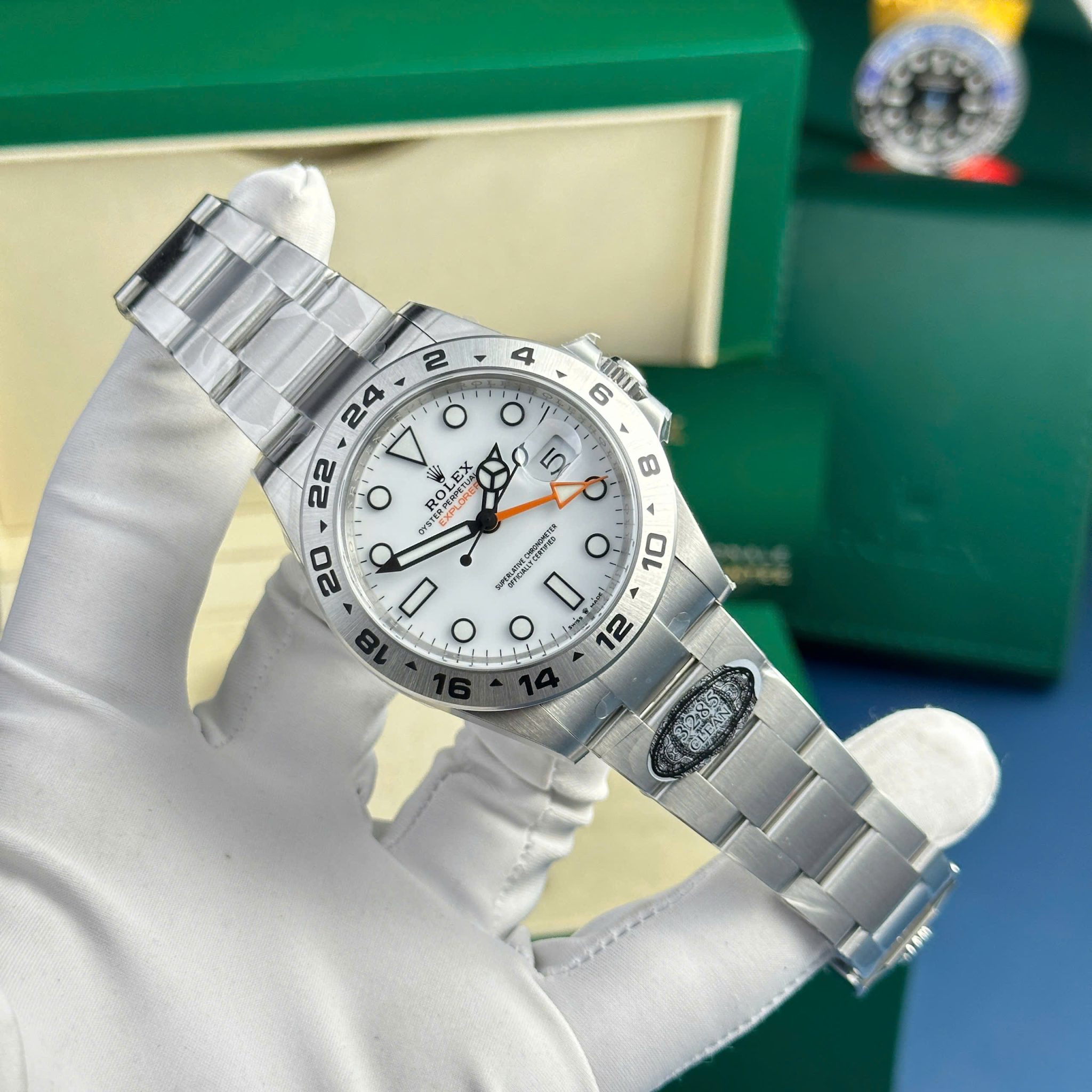 GYL Rolex Explorer II 226570 White Dial 11 Best Replica Clean Factory 42mm-GYL-GaiYalun