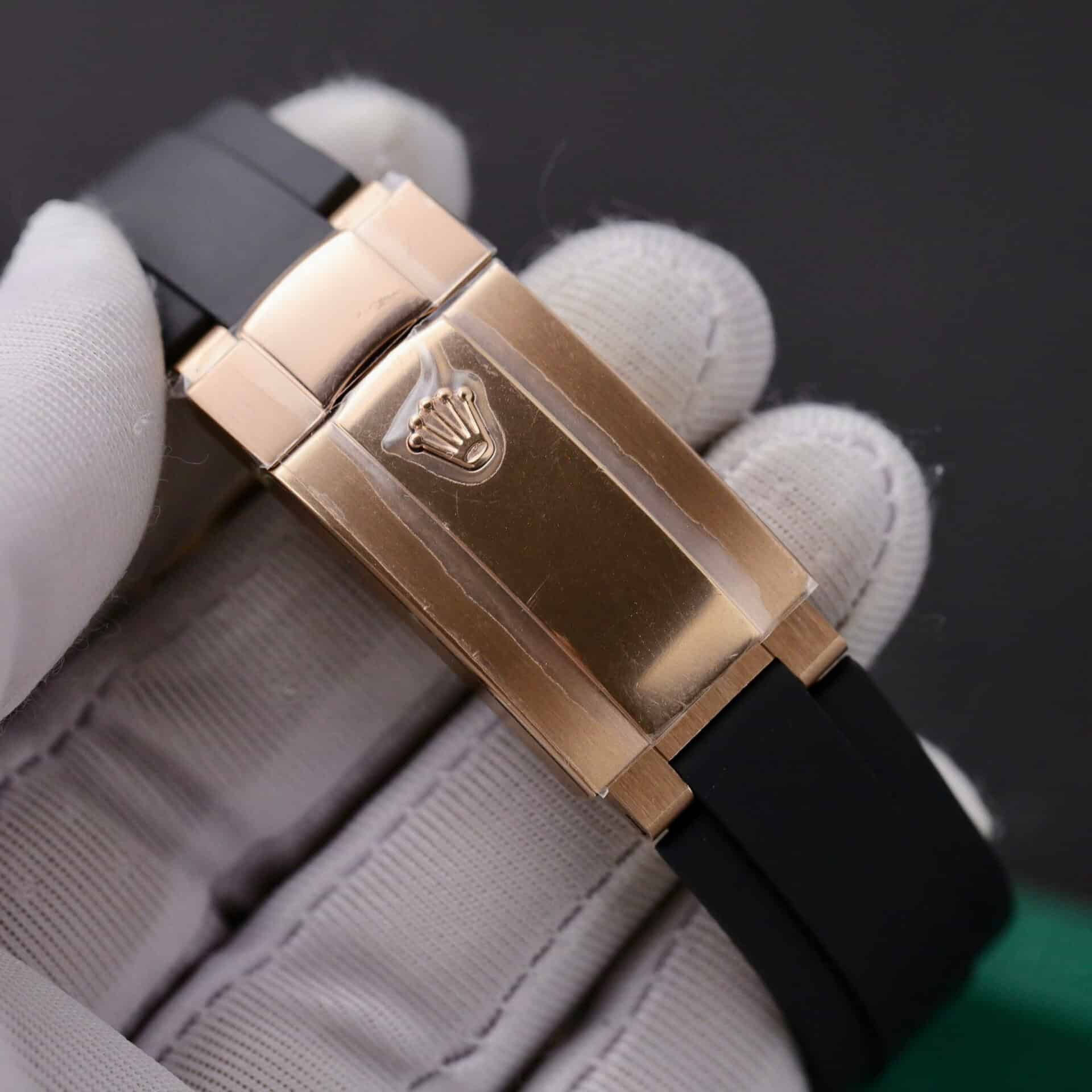 GYL Rolex Sky-Dweller 326934 Rose Gold Chocolate Dial Rubber Strap Best Replica 42mm-GYL-GaiYalun