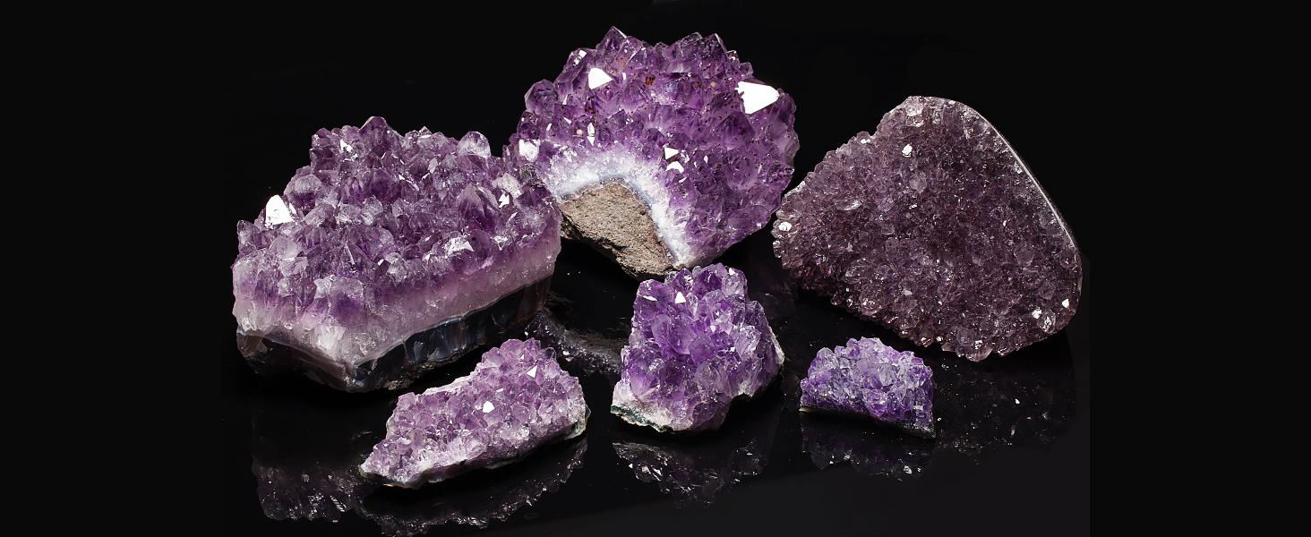 Muptiple Size with Amethyst Cluster