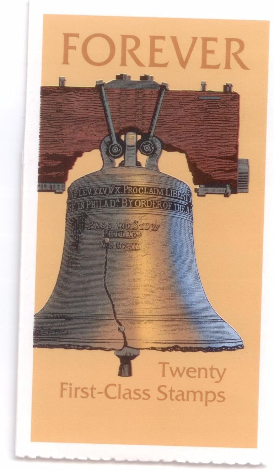USPS Forever Stamps Liberty Bell, Booklet of 20
