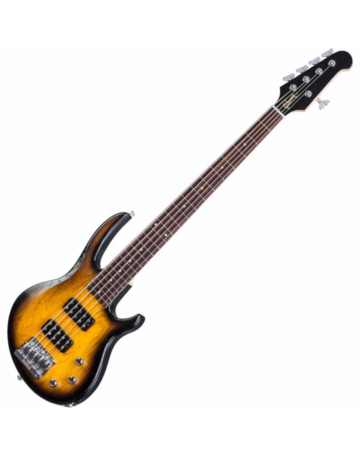 Gibson 2017 EB Bass 5 String T Bass Guitar - Satin Vintage Sunburst