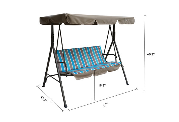 Otterburn Patio Porch Swing with Stand