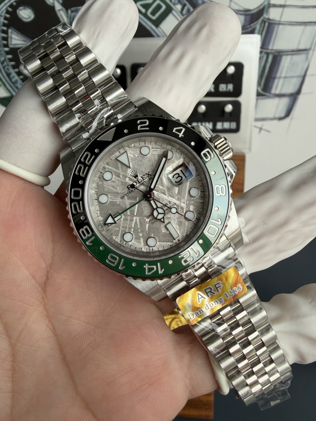 GYL Rolex GMT-Master II Meteorite Sprite Jubilee Bracelet 11 Best Quality Replica ARF 40mm-GYL-GaiYalun