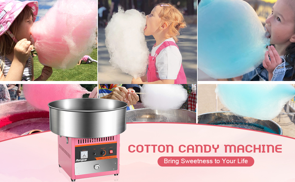 cotton candy machine commercial