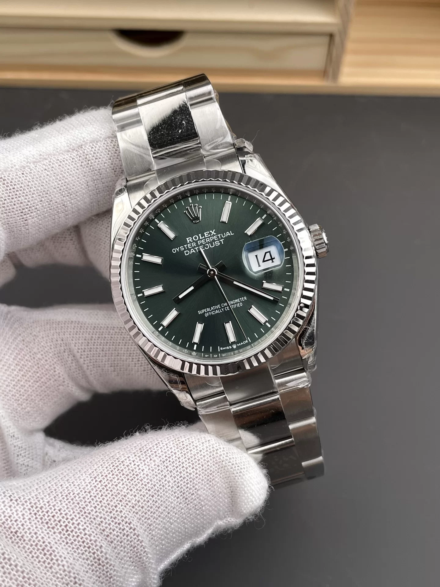 GYL Rolex Datejust 36mm Sunburst Green Dial Oyster Bracelet (126234) 1:1 Super Clone – DD3235 Movement-GYL-GaiYalun