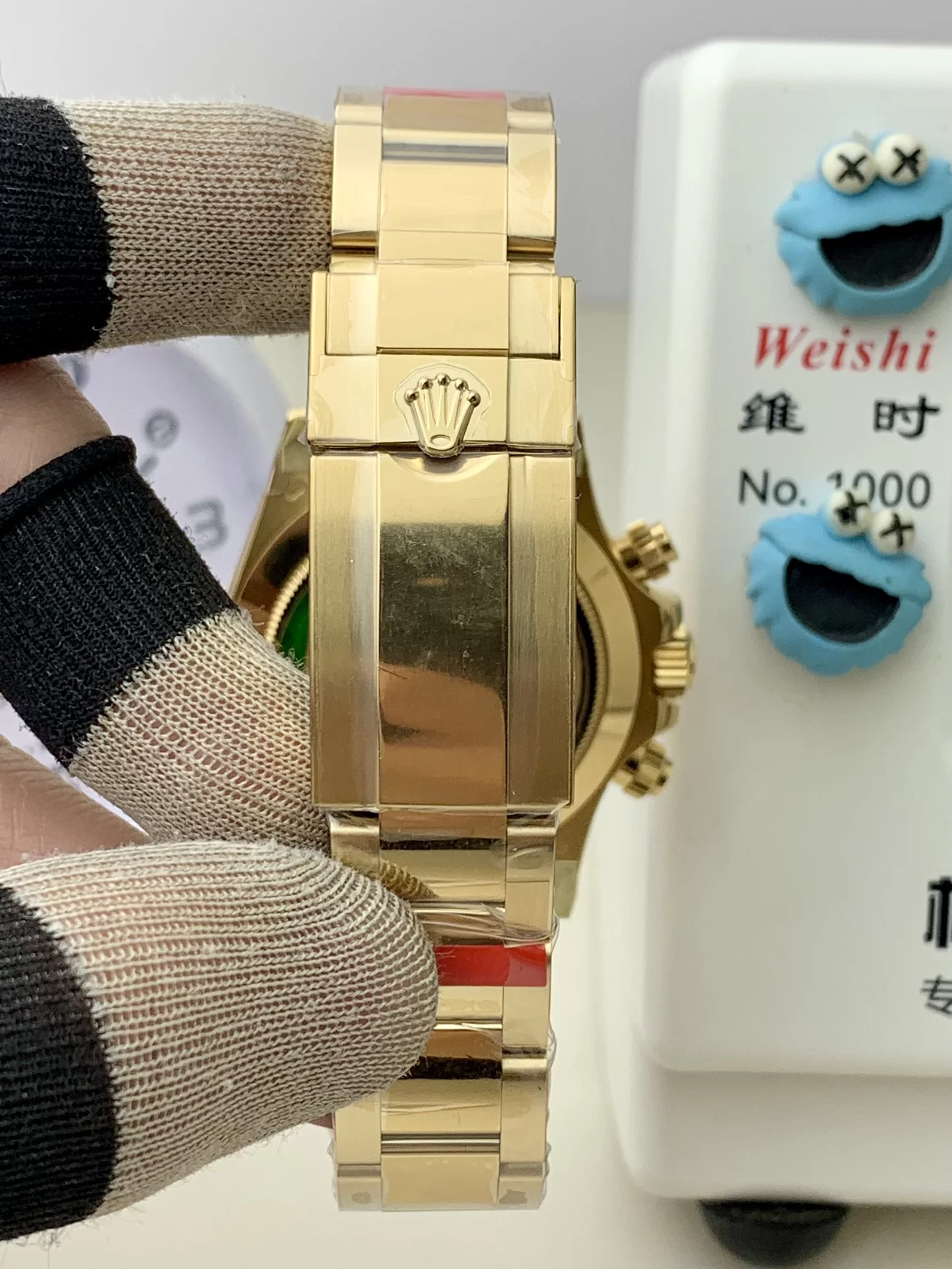 GYL Rolex Cosmograph Daytona Full Yellow Gold “John Mayer” Green Dial (116508) 11 Super Clone – DD4130 Movement-GYL-GaiYalun
