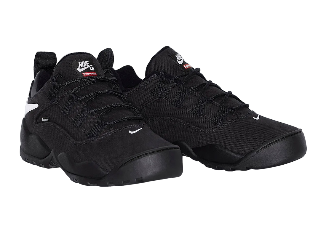Supreme x Nike SB Darwin Low Black - May 2024 - FQ3000-001