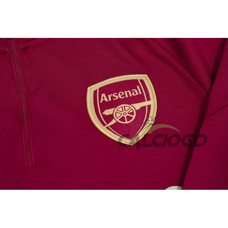 Tuta Arsenal Felpa Zips Top Pantaloni 2023-2024