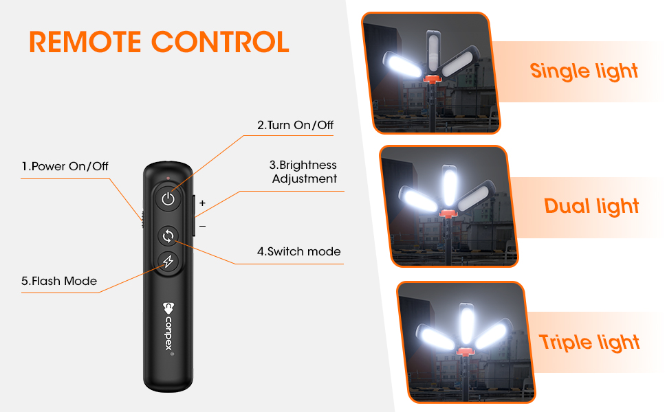 camping lights camp telescopic telescoping led campsite super bright outdoor portable remote float 