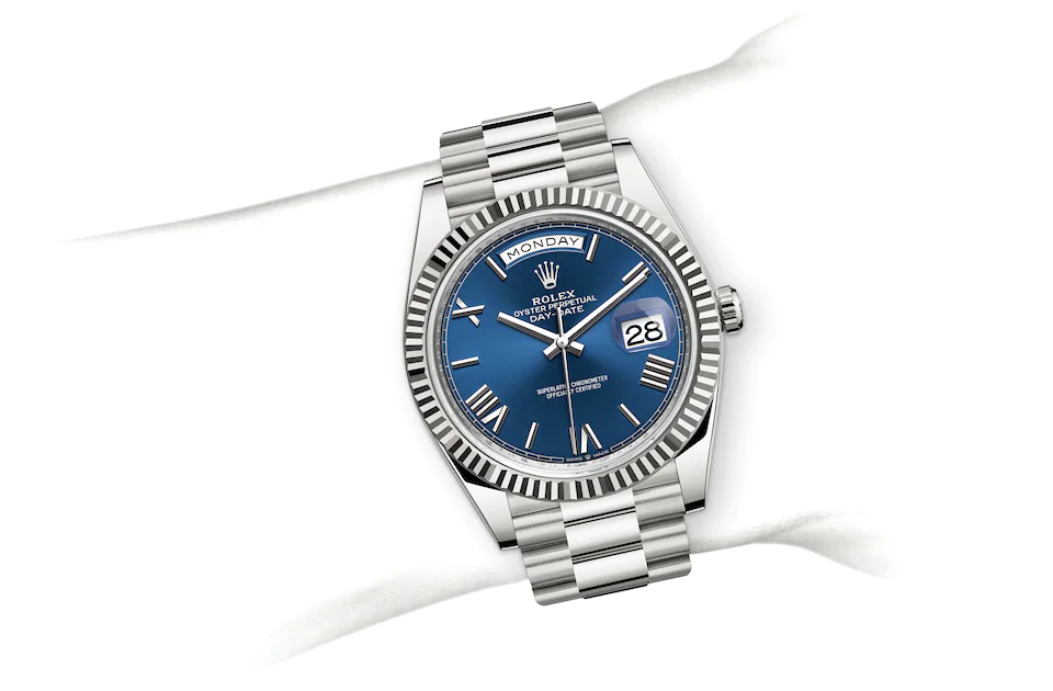 Rolex Day-Date in 18 ct white gold M228239-0007 at J. Licht & Sons Rolex Boutique