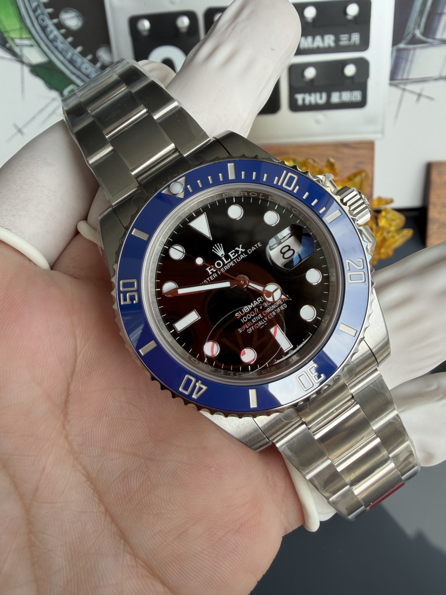 GYL Rolex Submariner Date Blueberry 126619LB Black Dial Blue Ceramic Bezel Super Clone Gain Weight 186g VSF 41mm-GYL-GaiYalun