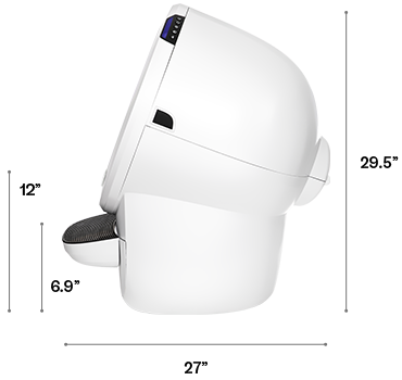 Litter-Robot 4 side tech specs