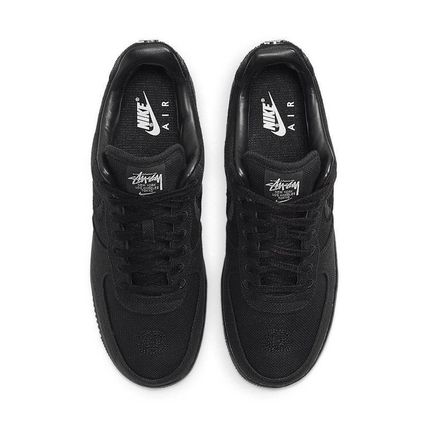 Nike スニーカー STUSSY × NIKE AIR FORCE 1 LOW "TRIPLE BLACK"(5)