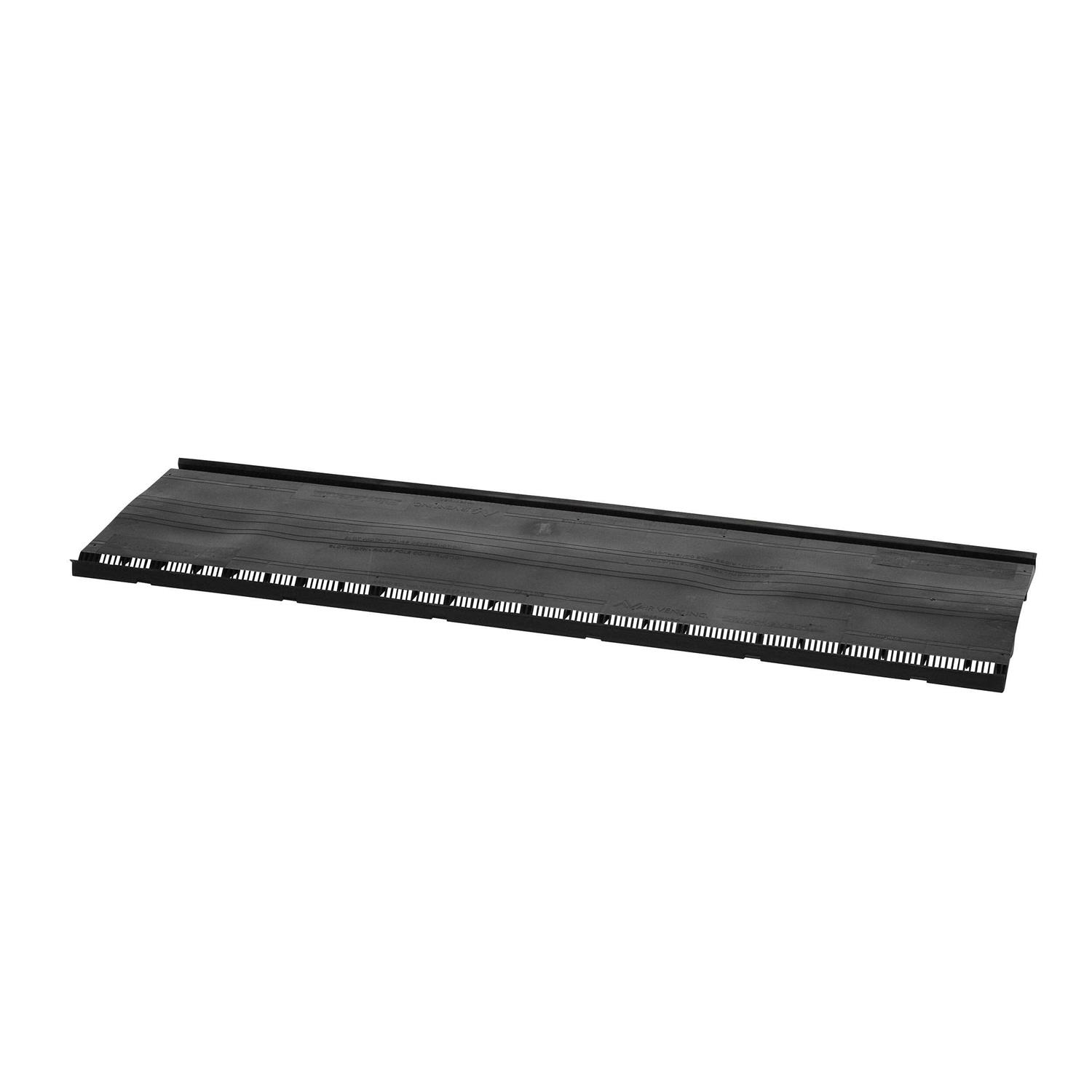 Air Vent ShingleVent II 14in x 48in Black Plastic Stick Roof Ridge