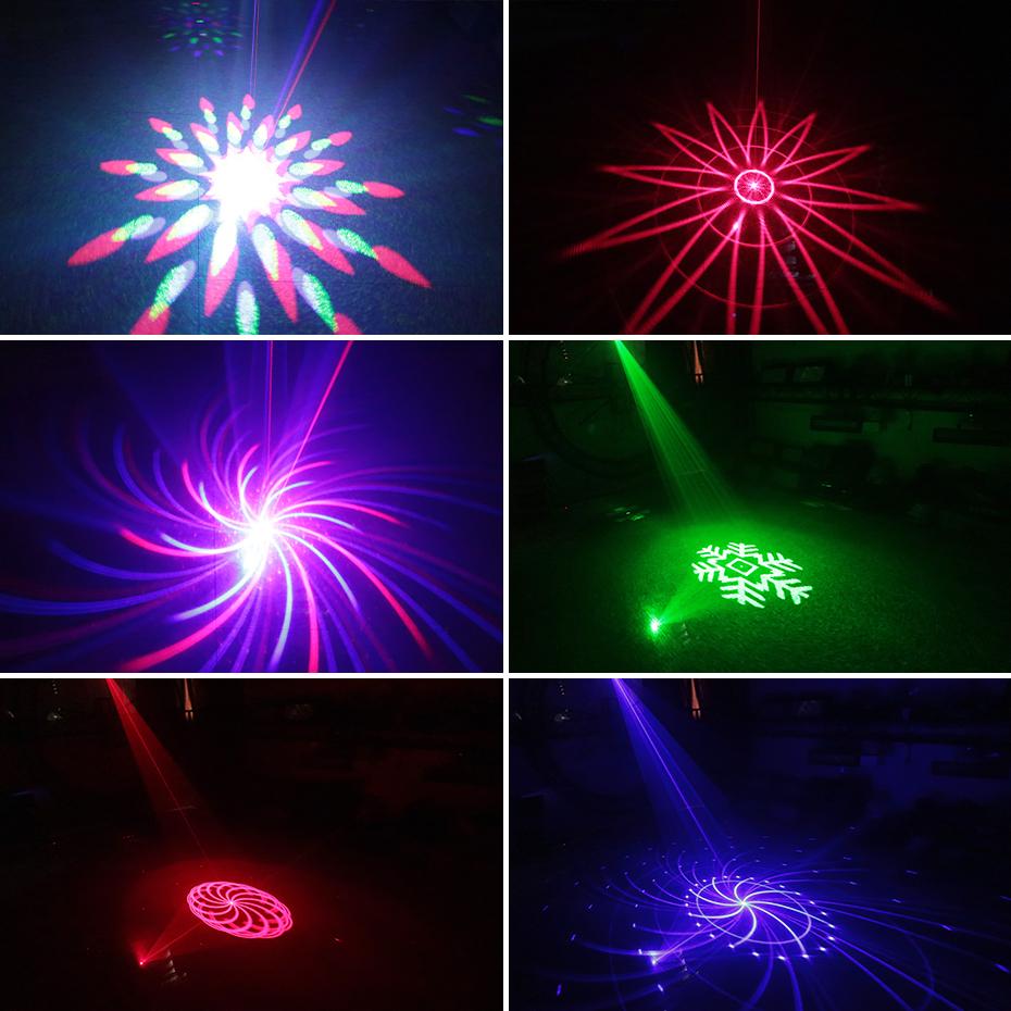 16 Patterns Rgb Laser Projector Dj Disco Stage Lighting Effect