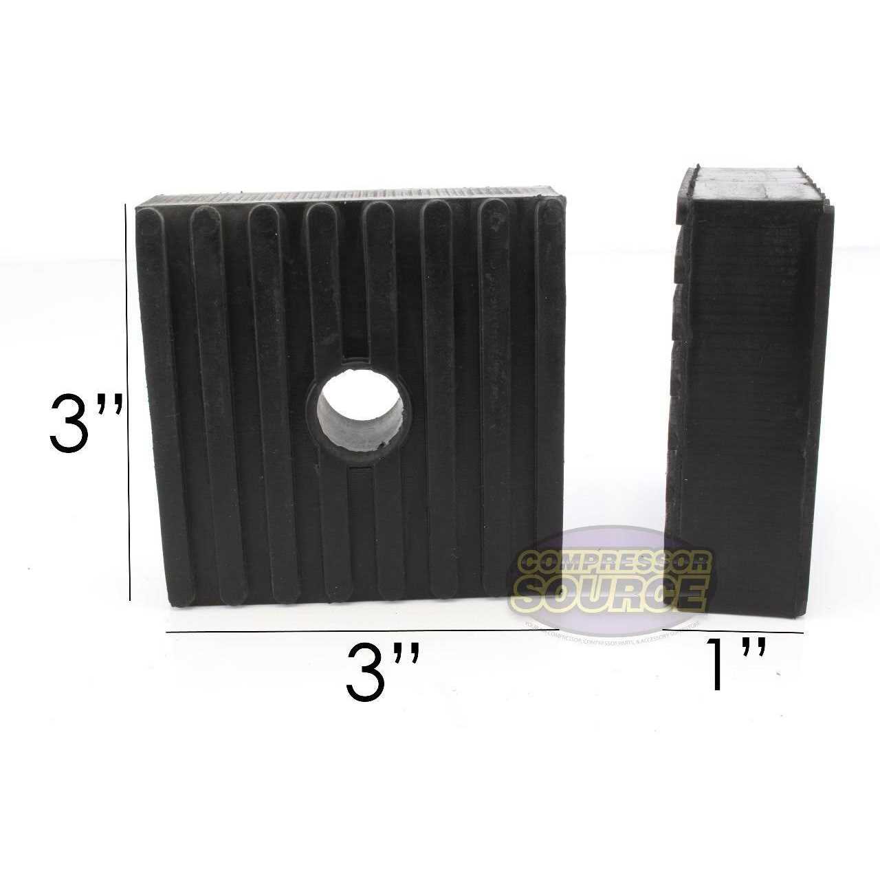 4 Pack Medium Anti Vibration Isolation Pads Air Compressor Heavy