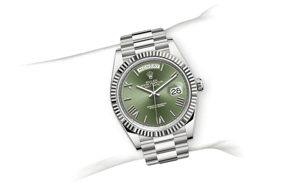 Rolex Day-Date in 18 ct white gold M228239-0033 at J. Licht & Sons Rolex Boutique