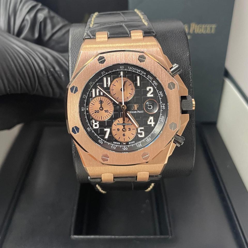 Audemars Piguet Royal Oak Offshore Chronograph Rose Gold 42mm... for  $60,000 for sale from a Trusted Seller on Chrono24