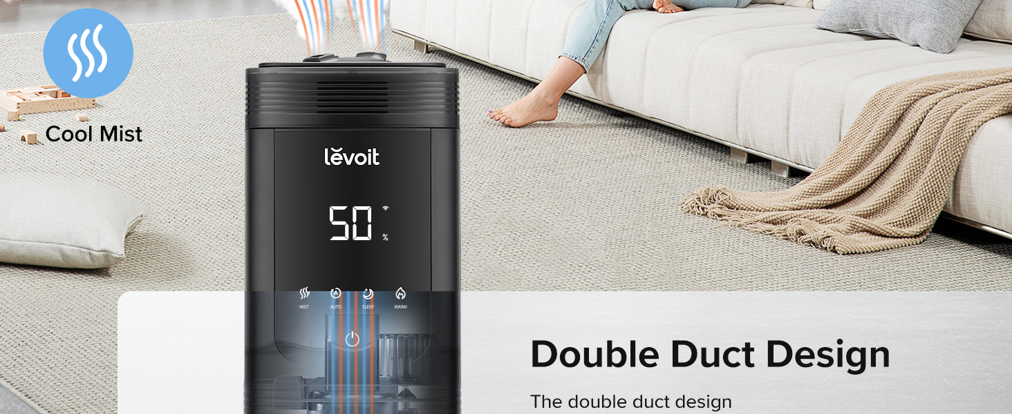 warm and cool mist humidifier for large room