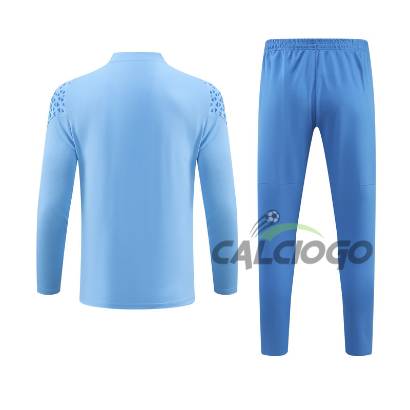 Tuta Calcio Manchester City Felpa Blu 2023-2024