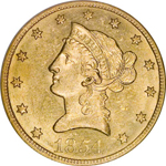 SS Republic Coin - 1854-O Small Date Eagle